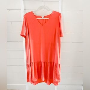 Bright pink ruffle “A New Day” dress! ✨